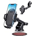 Madeggs Car Phone Holder Mount, [Strong Suction Cup] [Military Grade Durable] for Windshield and Dashboard, Adjustable Long Arm Compatible with iPhone