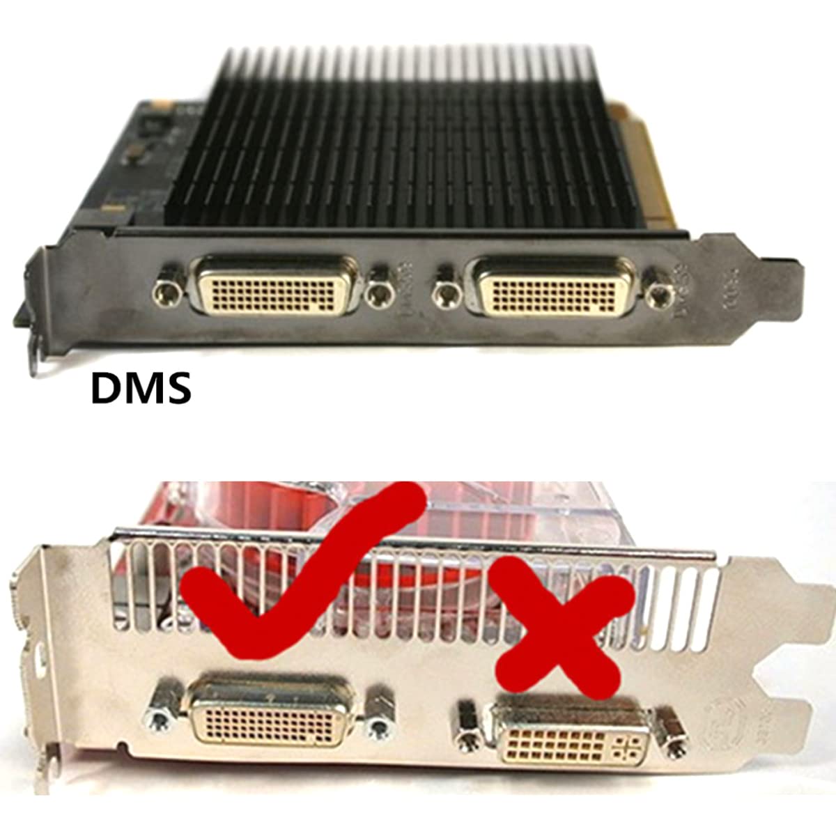 chenyang LFH DMS-59 Male to DVI 24+5 Female & VGA RGA 15pin Female Splitter Extension 15cm