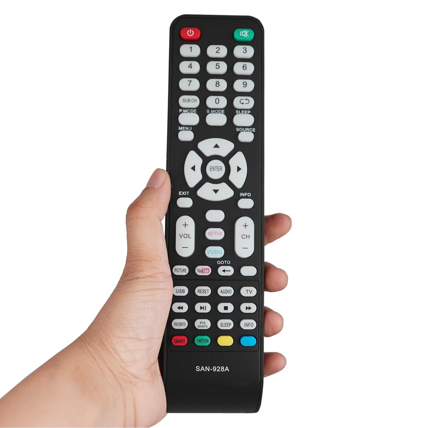Replacement Remote Control SAN-928A Compatible for Sanyo TV DP42840 DP32242 DP55441 DP46142 DP40142 DP42142