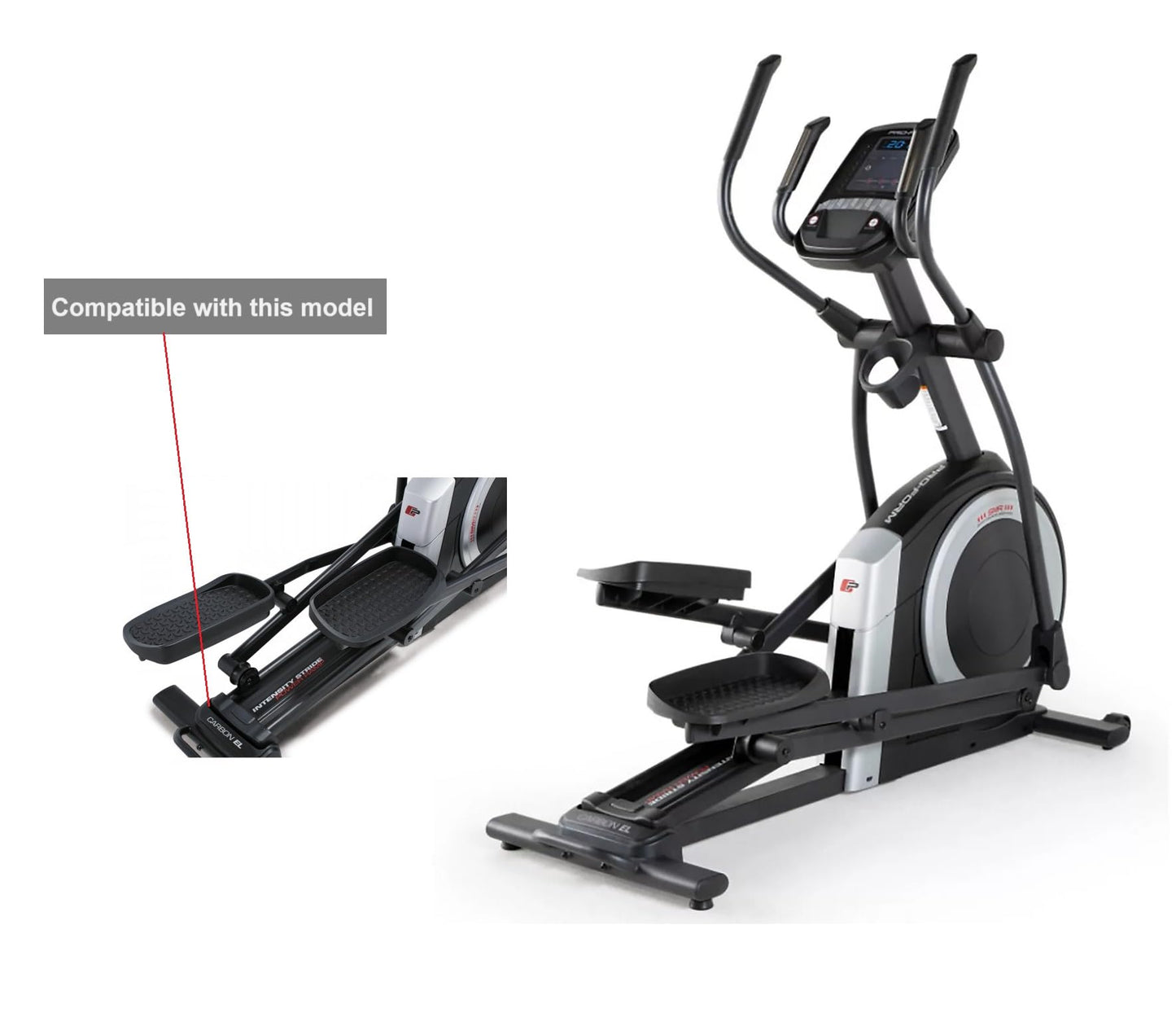 AC Adapter Compatible with ProForm Carbon EL Elliptical