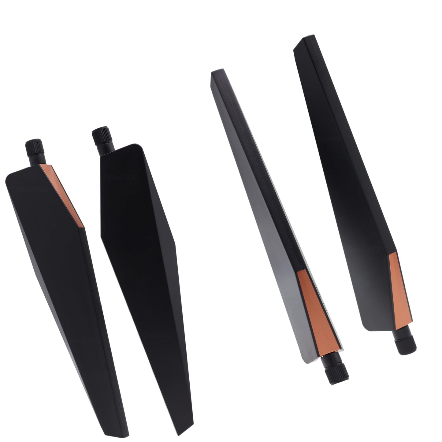 Deal4GO 4-Pack RP-SMA Female External WiFi Antenna Pulled for RT-AC5300 Extreme Dual Band WLAN Card Wireless Router Antenna kit