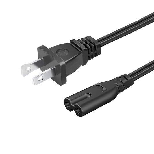8.2ft Power Cord Replacement for Sony PlayStation 5 4 PS5 PS4 Game Console 2 Prong AC Power Cord Cable