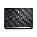 MightySkins Carbon Fiber Skin Compatible with Alienware M17 R5 (2022) Full Wrap Kit - Black Diamond Plate | Protective, Durable Textured Carbon Fiber…