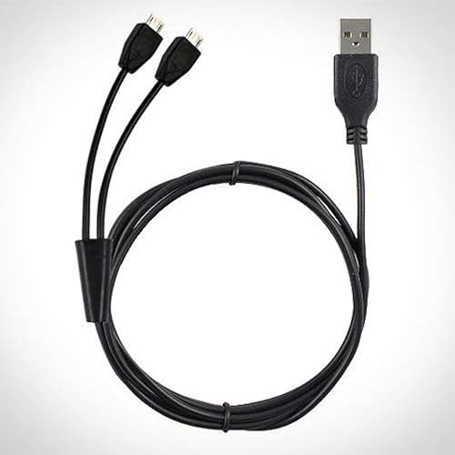 Omnihil 10 Feet Dual Micro-USB Splitter Cable- Power up to Two Micro USB Devices at Once