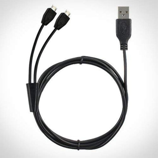Omnihil 10 Feet Dual Micro-USB Splitter Cable- Power up to Two Micro USB Devices at Once