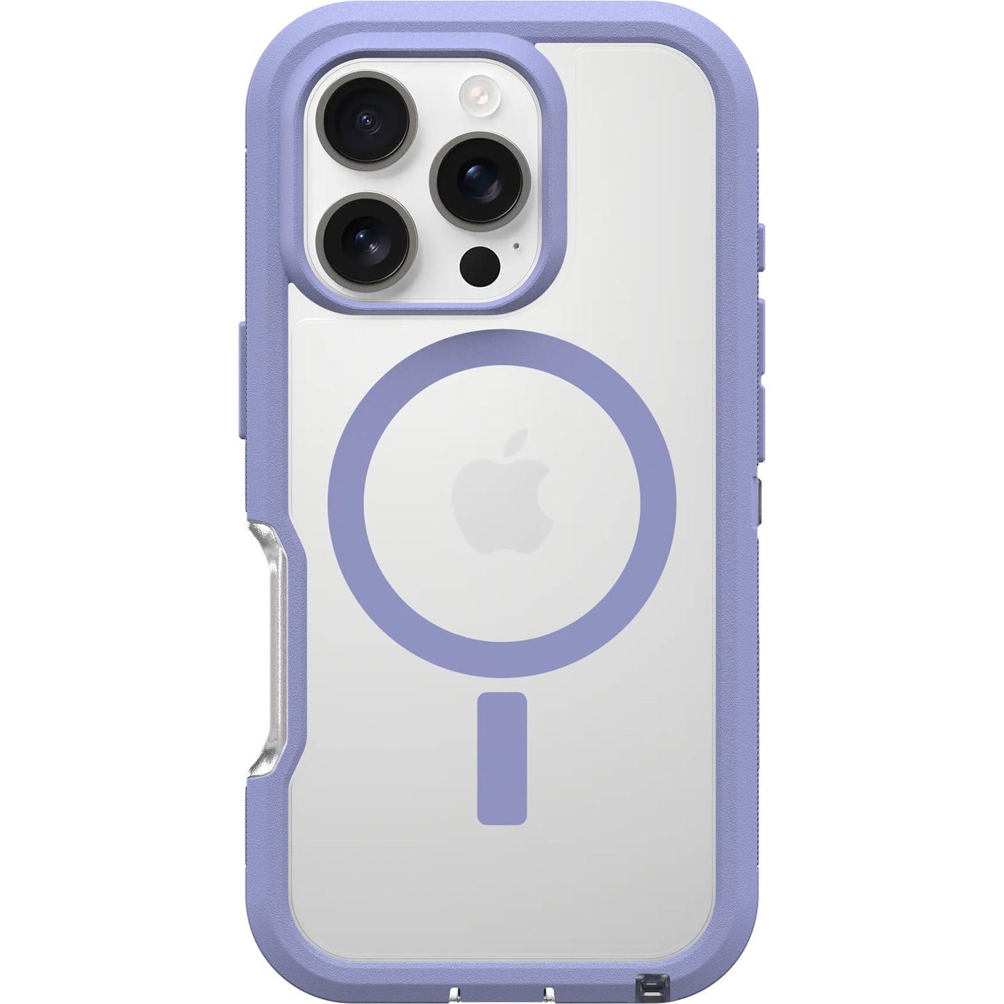 OtterBox Defender XT Clear iPhone 16 Pro Case, Lavender Haze - Clear/Purple US Military MIL Standard