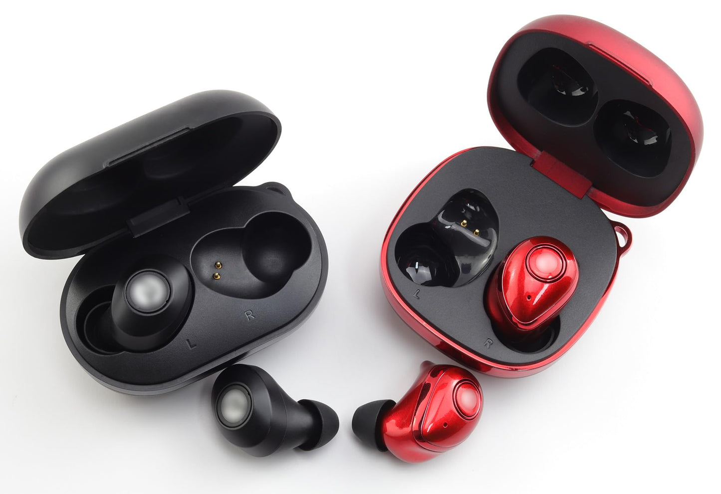 NANLANFAN Replacement Silicone Ear Tips for Ray-con E25, Ray-con Everyday/Fitness Earbuds, 9 Pairs (S/M/L, Black)