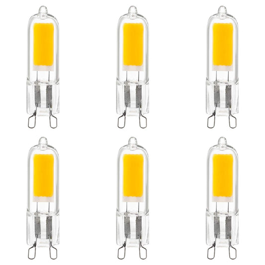 6-Pack Sunlite LED G9 Base Bulbs, 2W (25W Equal), 200 Lumen, 3000K Warm White