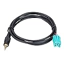 for Renault Clio Megane 2005-2012 AUX in Cable for iPod MP3 3.5MM Jack