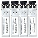 4Pcs 25G SFP28 Multi-Mode SFP+ Fiber Module Network Transceiver, SR MM850nm 100m, Duplex LC for Data Center Switch, Router, Firewall, Server etc.,