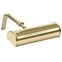 House of Troy Advent Collection ABLED7-61, LED Picture Light with Slide Arm for Adjustable Extension, Battery Operated with Switch on Shade, 7" Metal