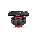 PROAIM Camera Support Leveling Base. Comes with Mitchell & 3/8” Base Mount. Payload up to 30kg/66lb. Swivel 360° with Inclination of up to 27°.