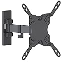 MANHATTAN Universal Wall Mounted TV Hardware Flat Panel TV Arm Single Arm Black 461399