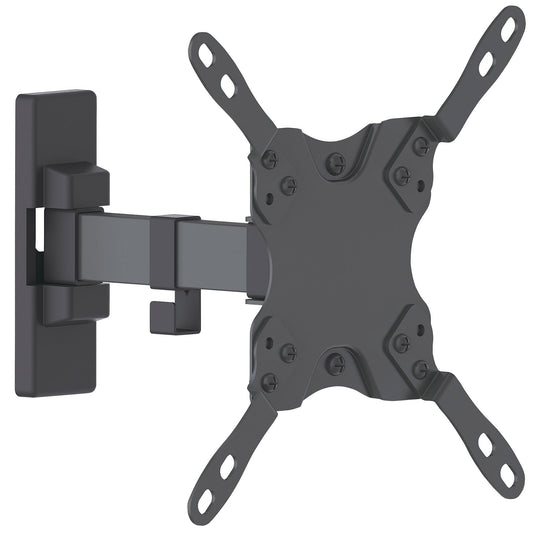 MANHATTAN Universal Wall Mounted TV Hardware Flat Panel TV Arm Single Arm Black 461399
