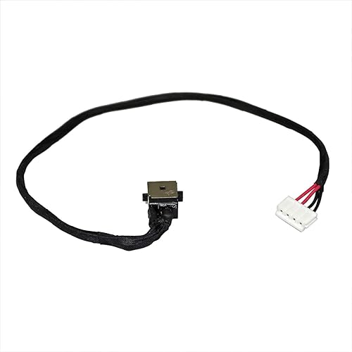 Zahara DC Power Jack with Cable Socket Plug Replacement for Toshiba Satellite P55W-C 1417-00BF000 P55W-C5208D-4K P55W-C5200X P55W-C5204 P55W-C5314