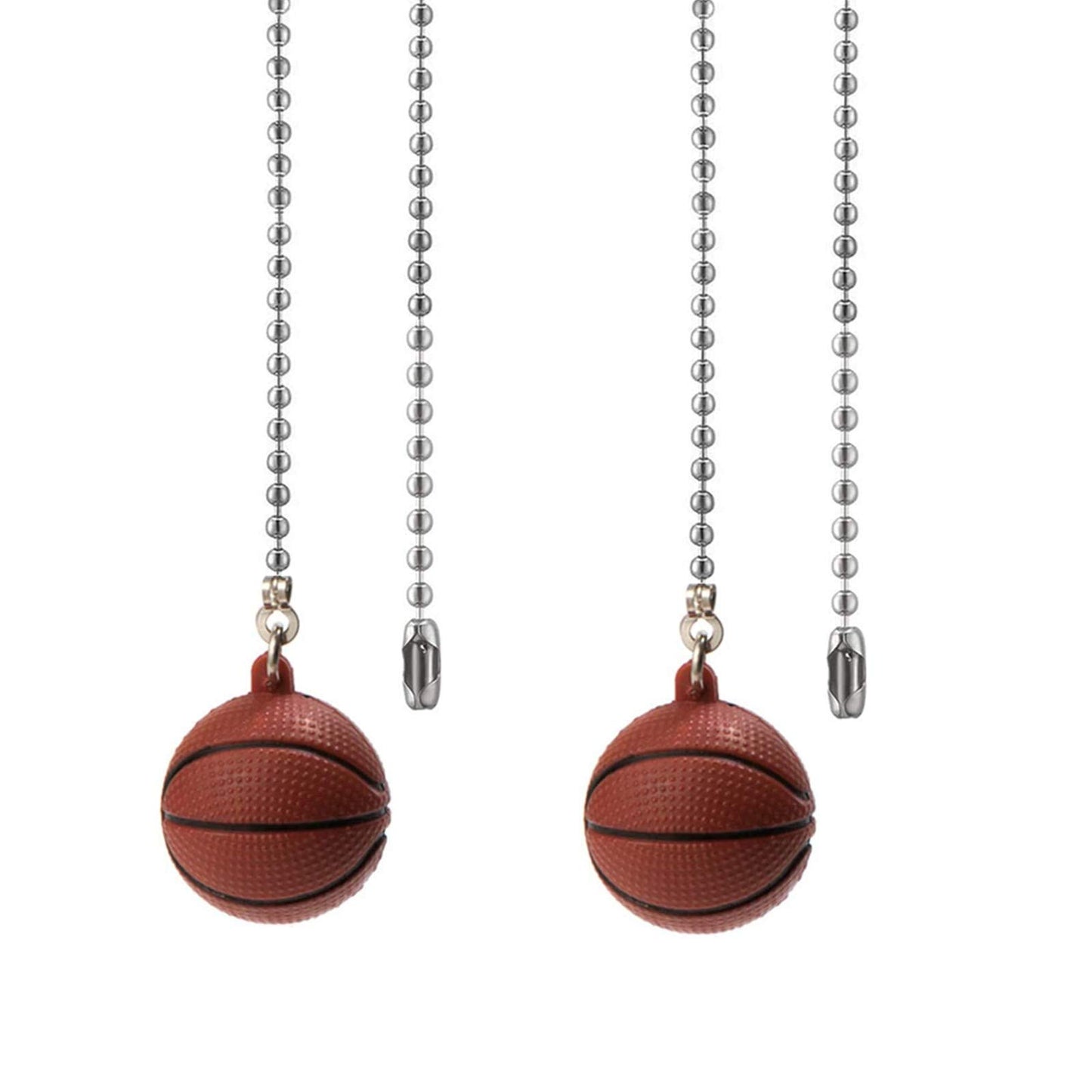 Basketball Ceiling Fan Pull Chain Extension Light Pull Chain Set,Sport Theme Fan String Charm Decorative Extension,Fan Light Chains