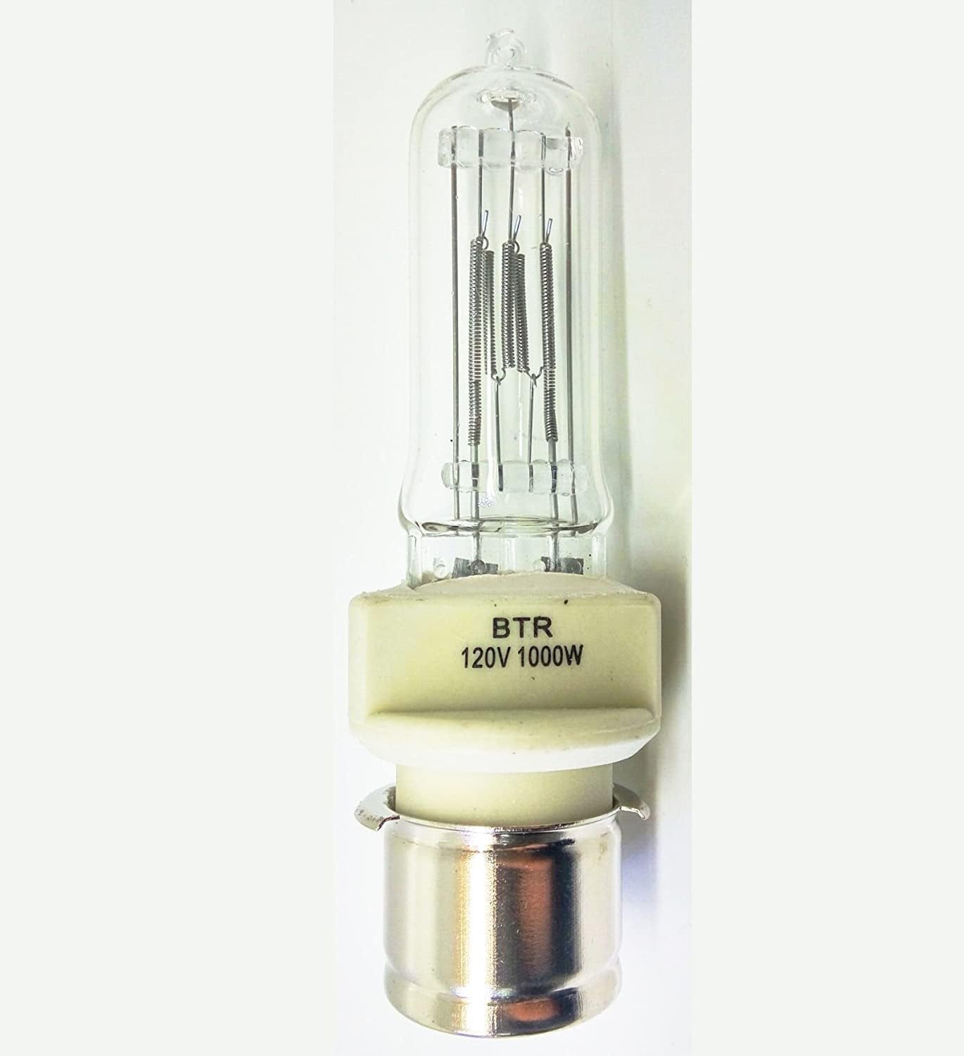 Tawelun T7 Bulb BTR 1000W / T7 / 120V / CL / P28S 1000-Watt 120-Volt P28s BTR 1000w 120v spot Light Bulbs Medium Pre-Focus Based Stage and Studio