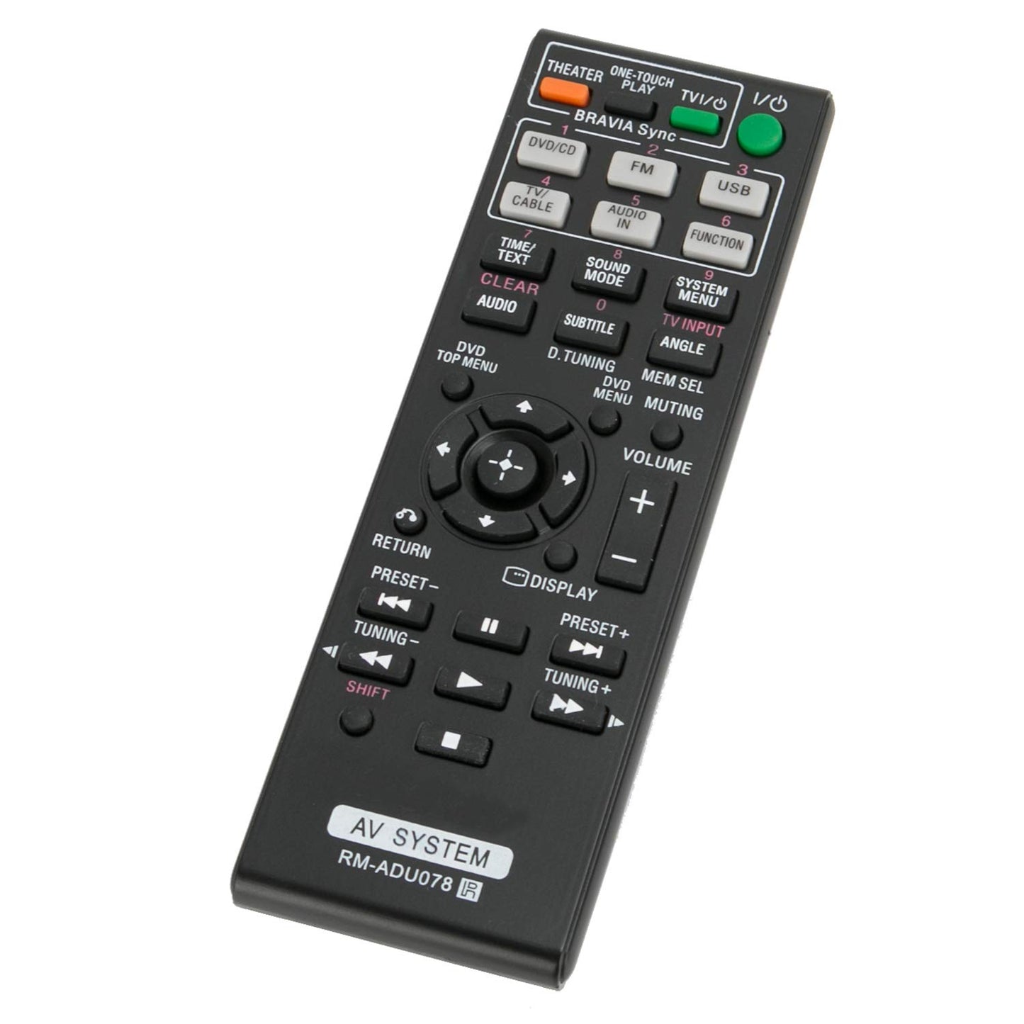 ZdalaMit RM-ADU078 Replaced AV System Remote fit for Sony RM-ADU079 DAV-TZ710 HBD-DZ170 HBD-DZ171 HBD-DZ175 HBD-TZ135 HBD-TZ530 HCD-TZ715 HCD-DZ310