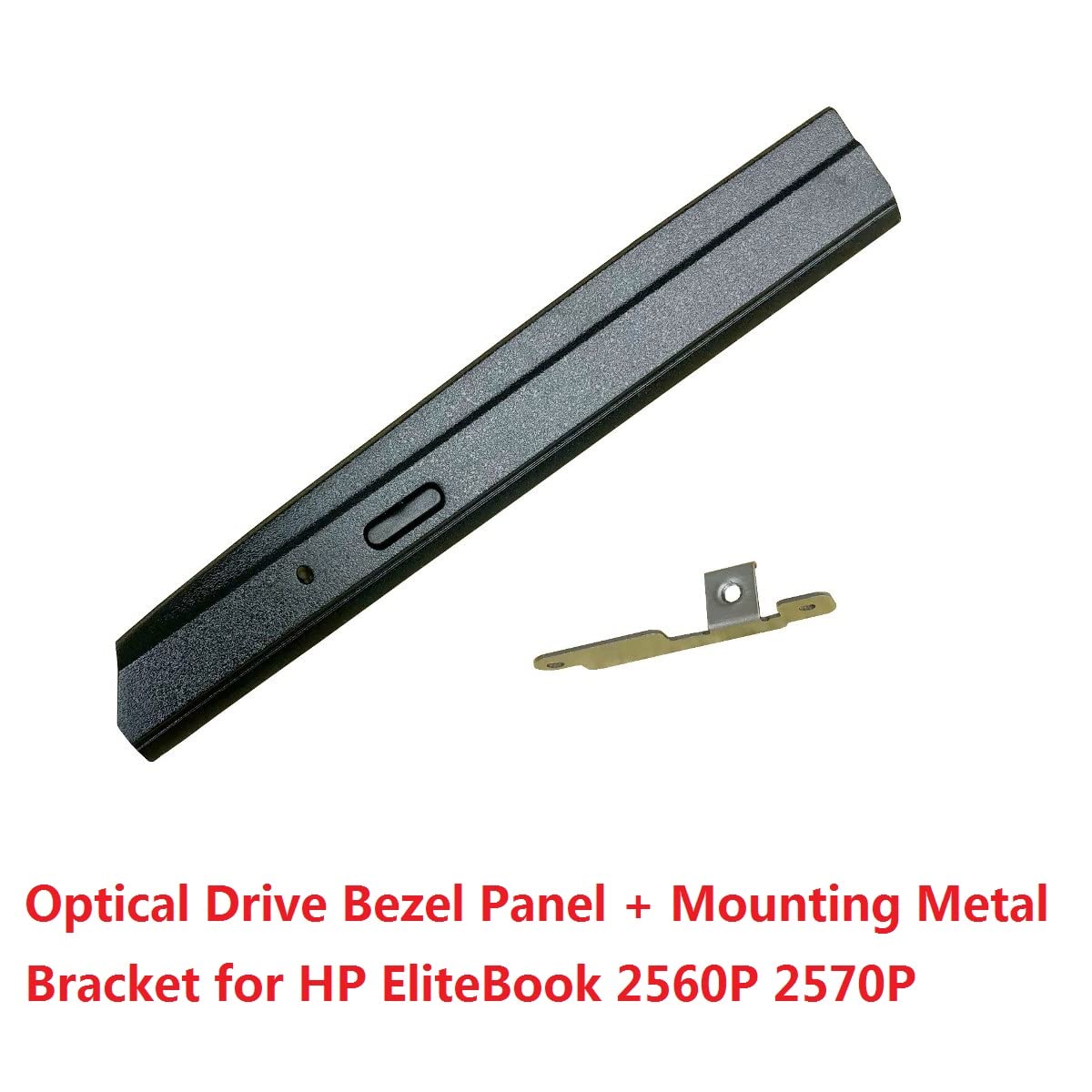 Deyoung 2nd HDD SSD Hard Drive Optical Bay Caddy Frame Tray for HP Elitebook 2570p 2560P with Bezel Panel Cover + Mounting Bracket Holder