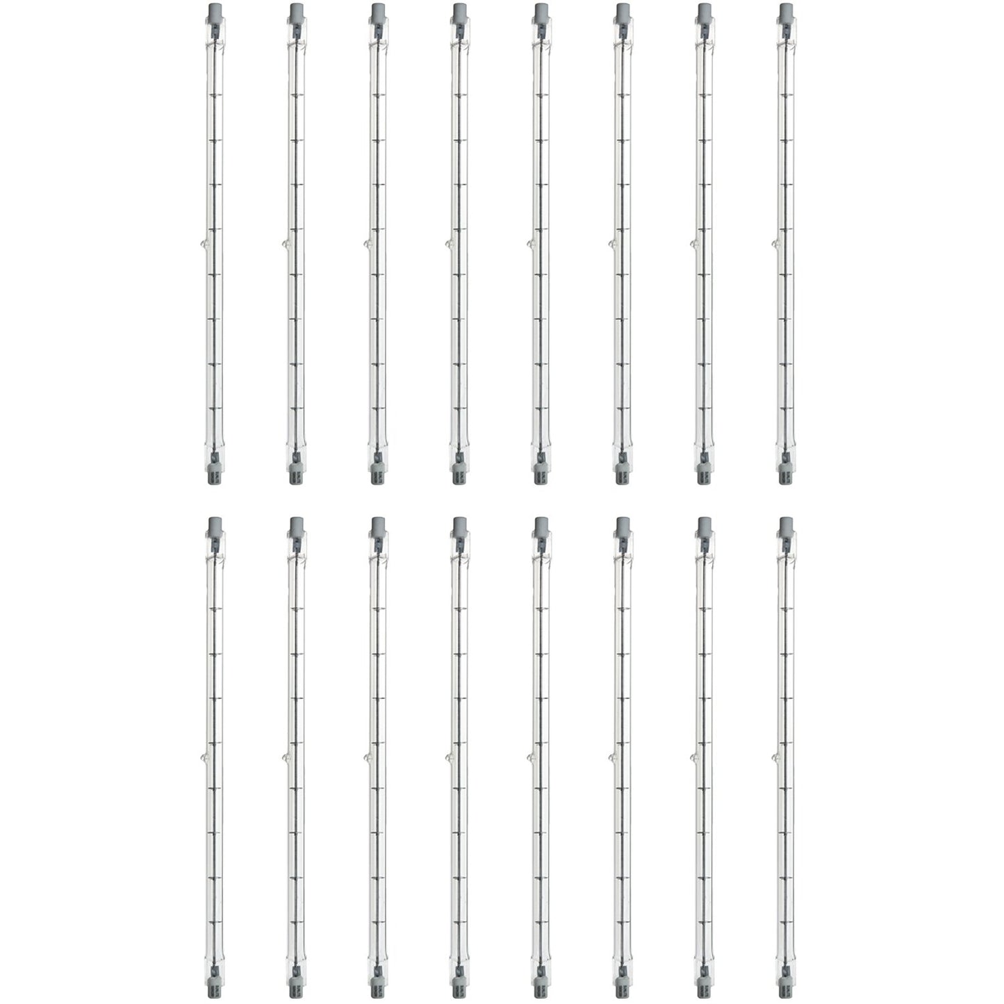 Sunlite Halogen T3 Double Ended Mini Tube Light, 1000 Watts, 120 Volts, Clear, 19000 Lumens, 3200K Bright White, Dimmable, 100 CRI, 1500 Rated Hours