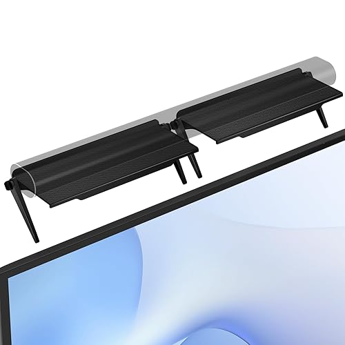 WALI Soundbar Mount, No Drilling TV Top Shelf Fits Most of Sound Bars, Adjustable Sound Bar Holder for Samsung, Sony, LG, Bose, 23.6"x4.7" Floating TV