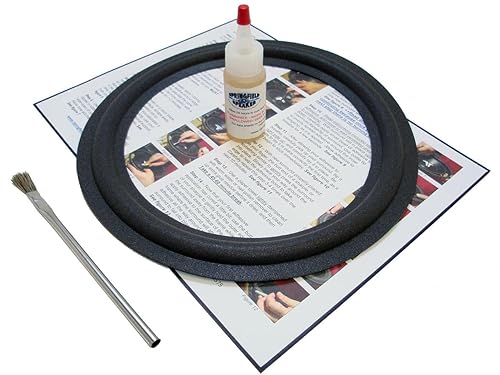 Springfield Speaker Foam Surround Edge Repair Kit - 1 Speaker Kit - 10 Inch - Compatible with Rockford Fosgate: XLC RFP2410, RFP-2810, Punch RFP1410