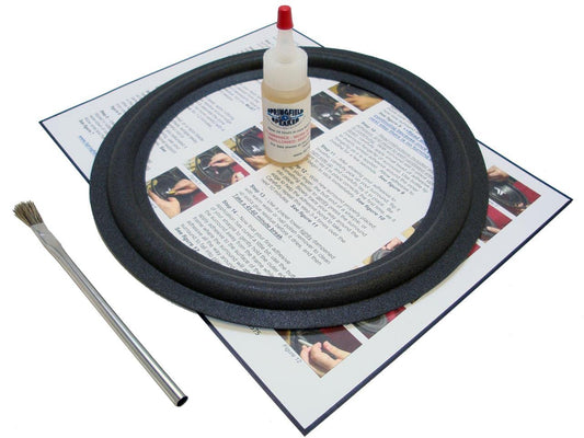 Springfield Speaker Foam Surround Edge Repair Kit - 1 Speaker Kit - 10 Inch - Compatible with Rockford Fosgate: XLC RFP2410, RFP-2810, Punch RFP1410