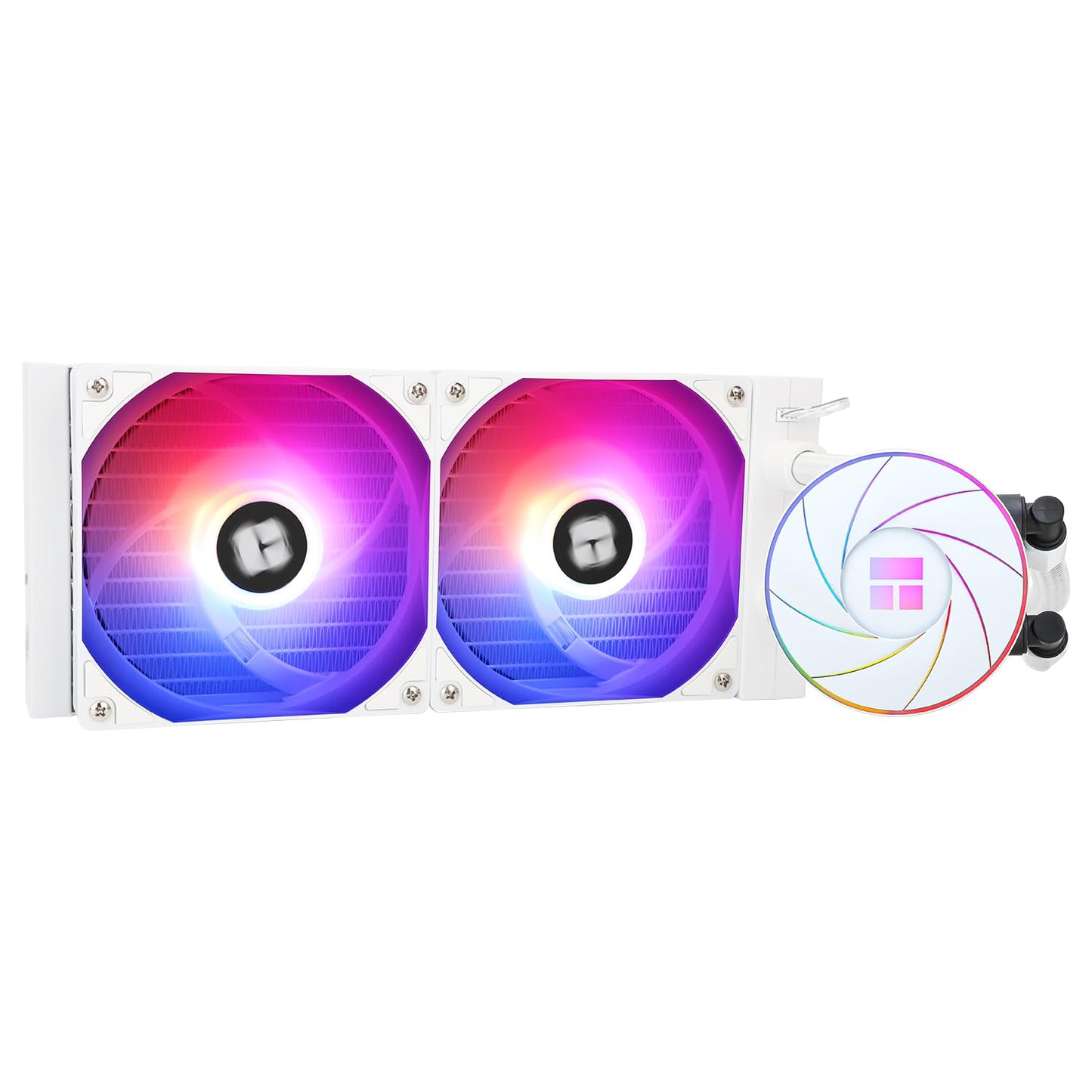 Thermalright Aqua Elite 240 White ARGB Liquid CPU Cooler, 240 Cooling Row Size, Double PWM Fans,1550RPM Speed,for AMD/AM4/AM5,Intel