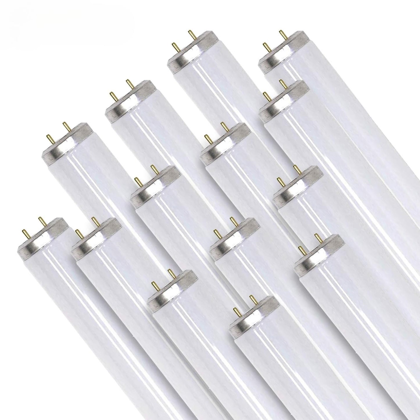 Circle? Case of 14 F40T12/SP865 Daylight Linear Fluorescent 40-Watt T12 6500K Light Bulbs 48"