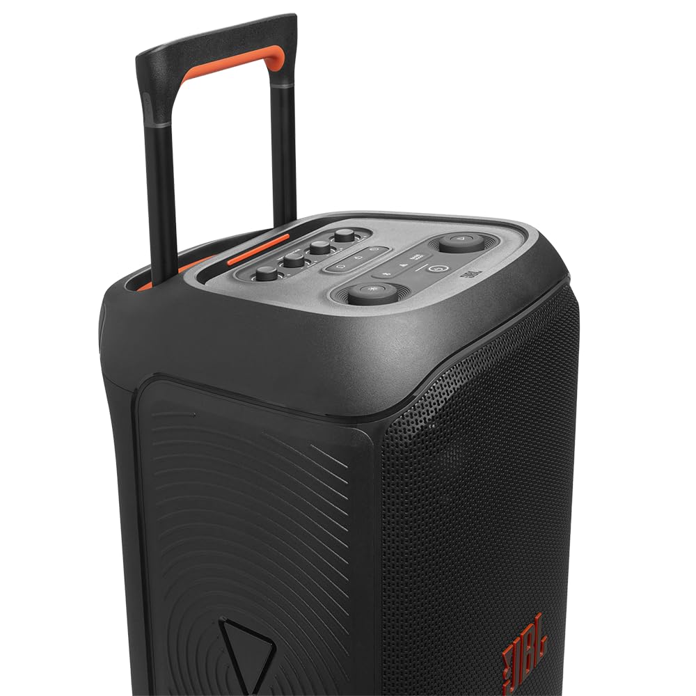 JBL PARTYBOX Stage 320 Portable Party Speaker Bundle with gSport Cargo Sleeve (Black)