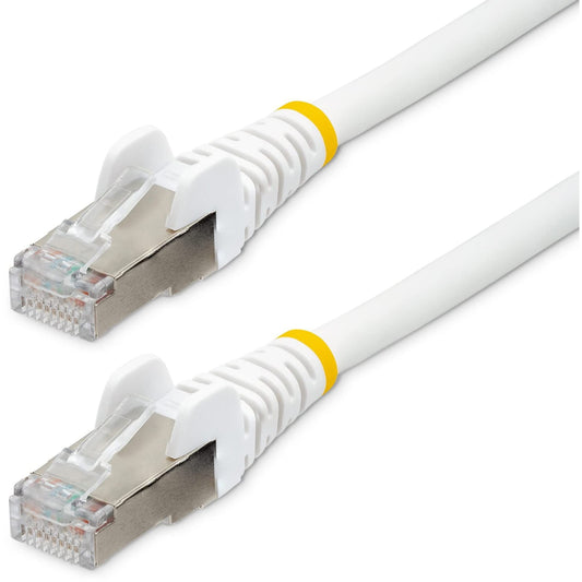 StarTech 35ft Cat6a Snagless Ethernet Cable, S/FTP, 100W PoE, LSZH, White