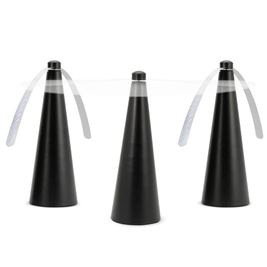 3 Pack Fly Fans for Tables - Fly Swatter for Indoors - Portable Fan for Home, Picnic, BBQ & Party - Food Fans to Keep Flies Away - Fans for Outdoor