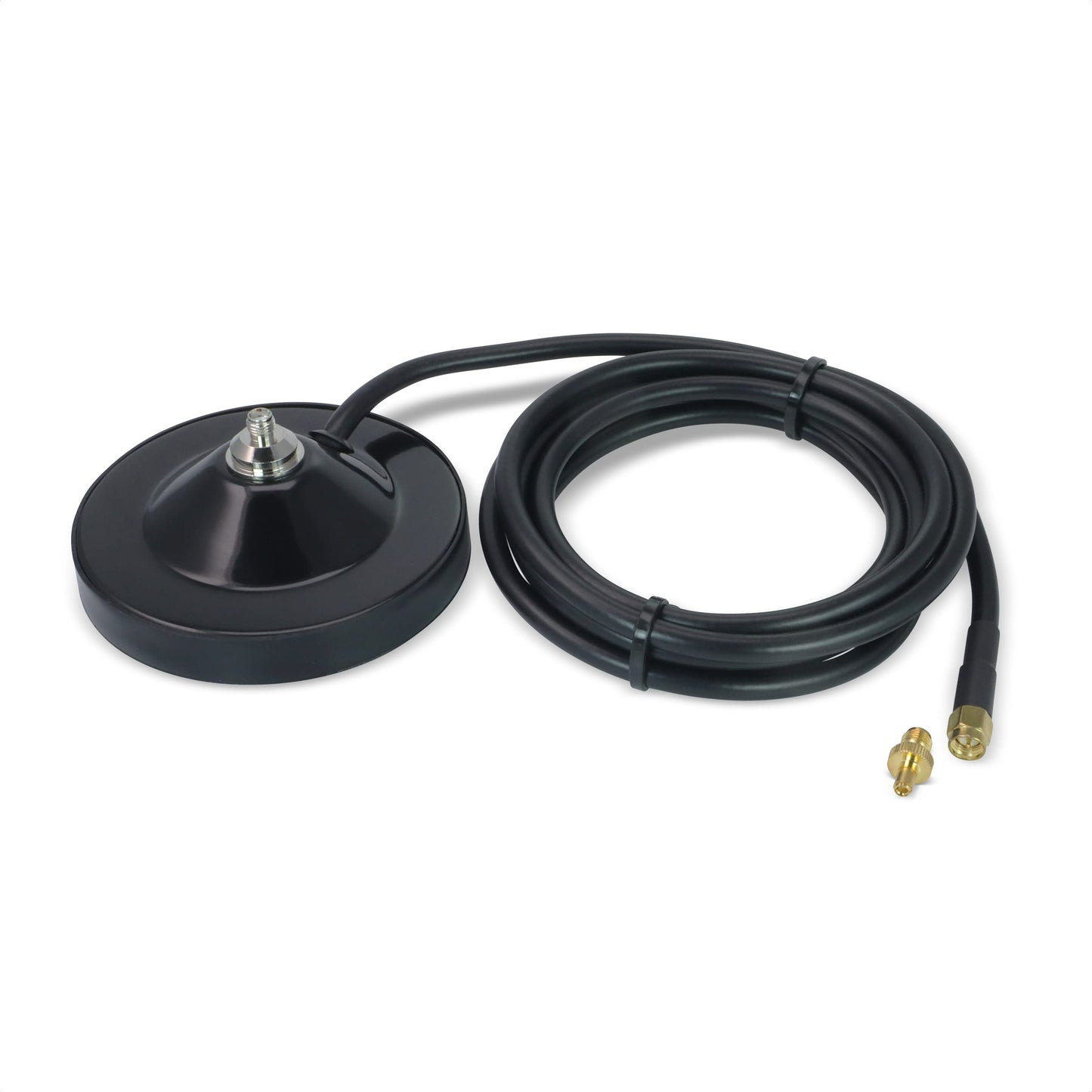 Proxicast Pro-Grade 3.5-Inch Magnetic Antenna Base with Female SMA Jack/Male SMA Plug + TS9 Adapter - 6.5 Foot Coax Cable Lead - Mag Mount Stand
