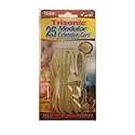 Trisonic 25 feet Telephone Phone Extension Cord Cable Line Wire (25 Feet, Ivory) TS-825