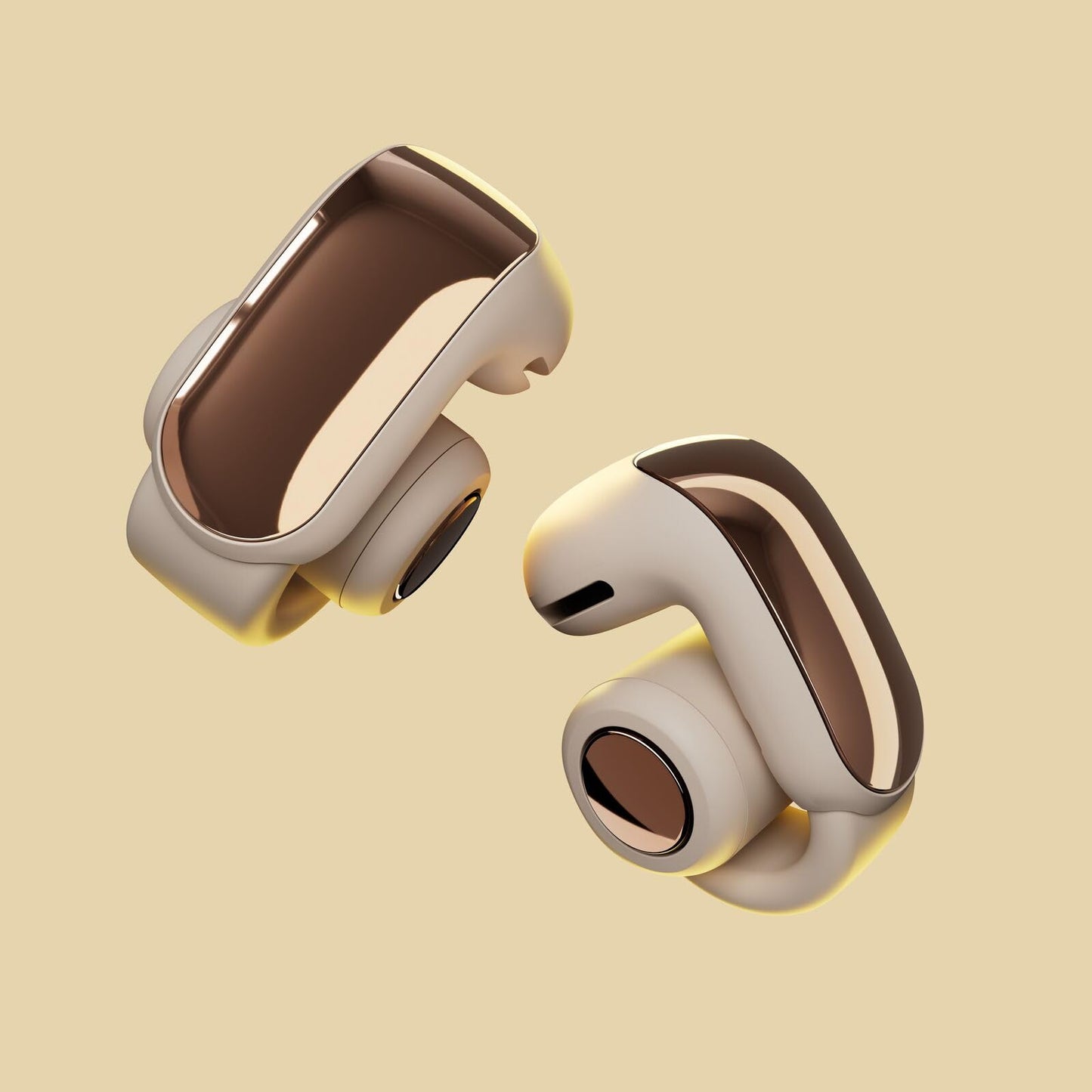 Bose Ultra Open Earbuds - Bluetooth Open Ear Earbuds with OpenAudio for Awareness, Clip-On Design for Comfort, Water Resistant, Up to 48 Hrs