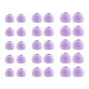 NANLANFAN Replacement Silicone Ear Tips for bmani T16 / occiam T17 / TOZO T6 / TOZO T10 / bmanl T16 / TONEMAC N18 Earbuds, 15 Pairs (S/M/L) (Purple)