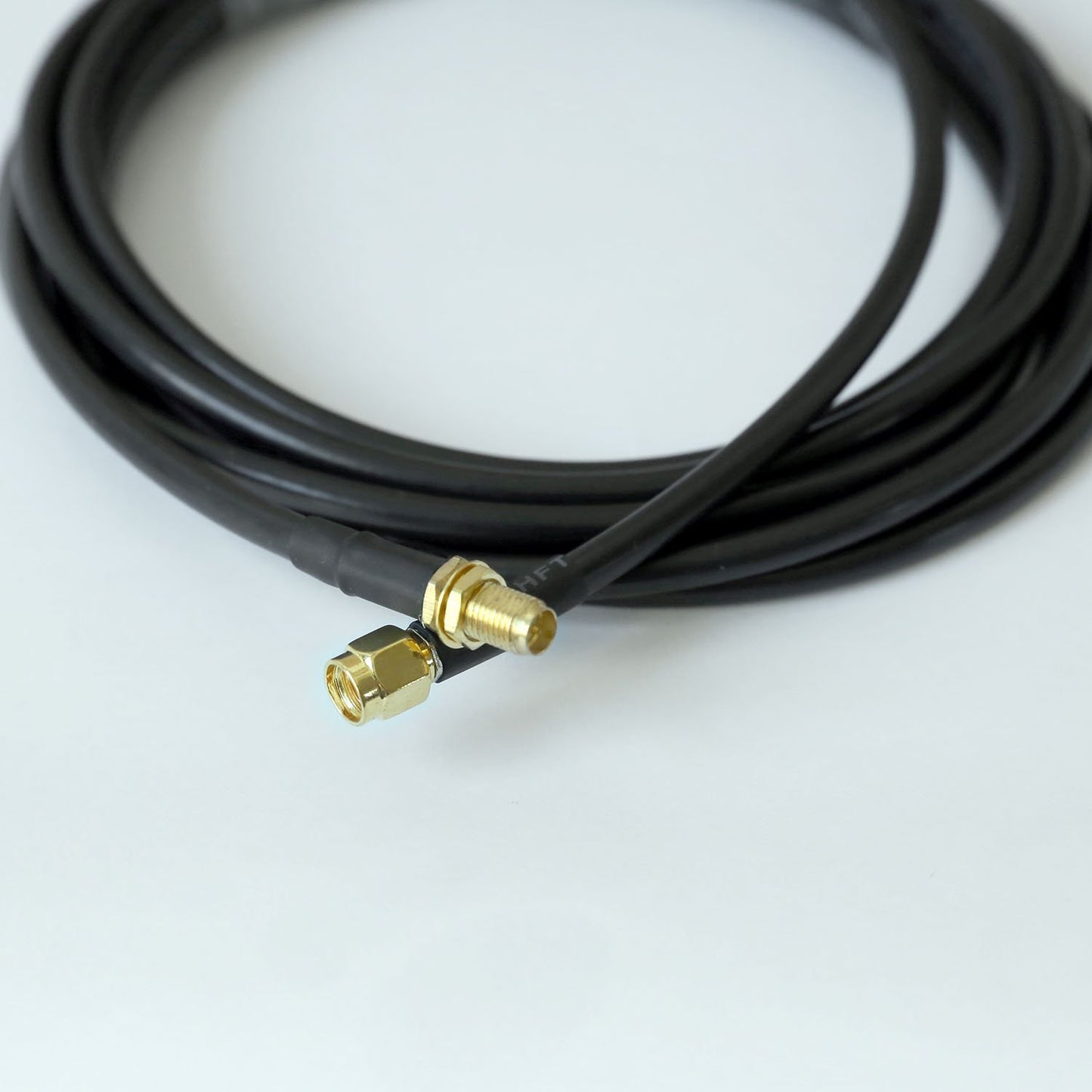 TECHTOO Durable Reverse Polarity RP-SMA Male to Female RF Antenna Pigtail Jumper Adapter Extension Coaxial Cable Pigtail Cable for Network