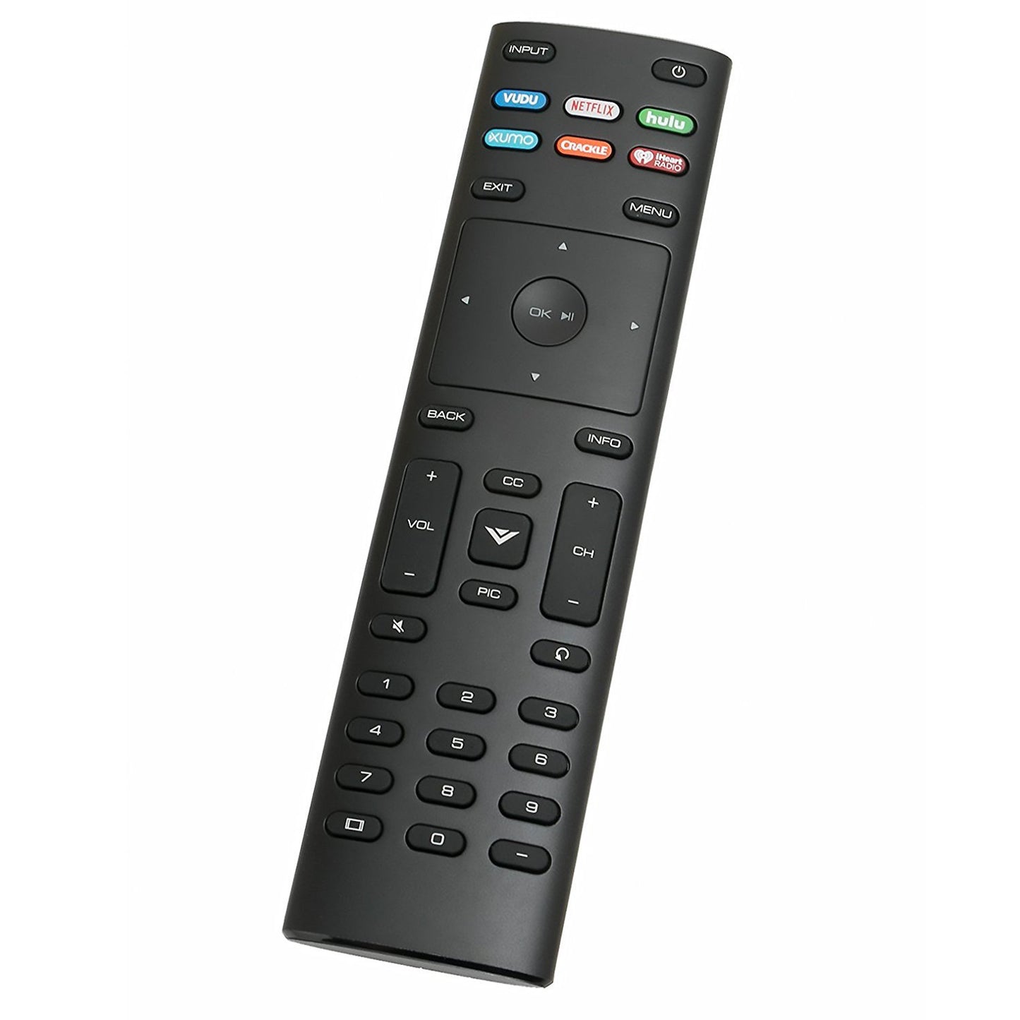 Universal Remote Control, XRT136 for All VIZIO LED LCD HD 4K HDR Smart TVs with Hulu VUDU XUMO Crackle iHeart