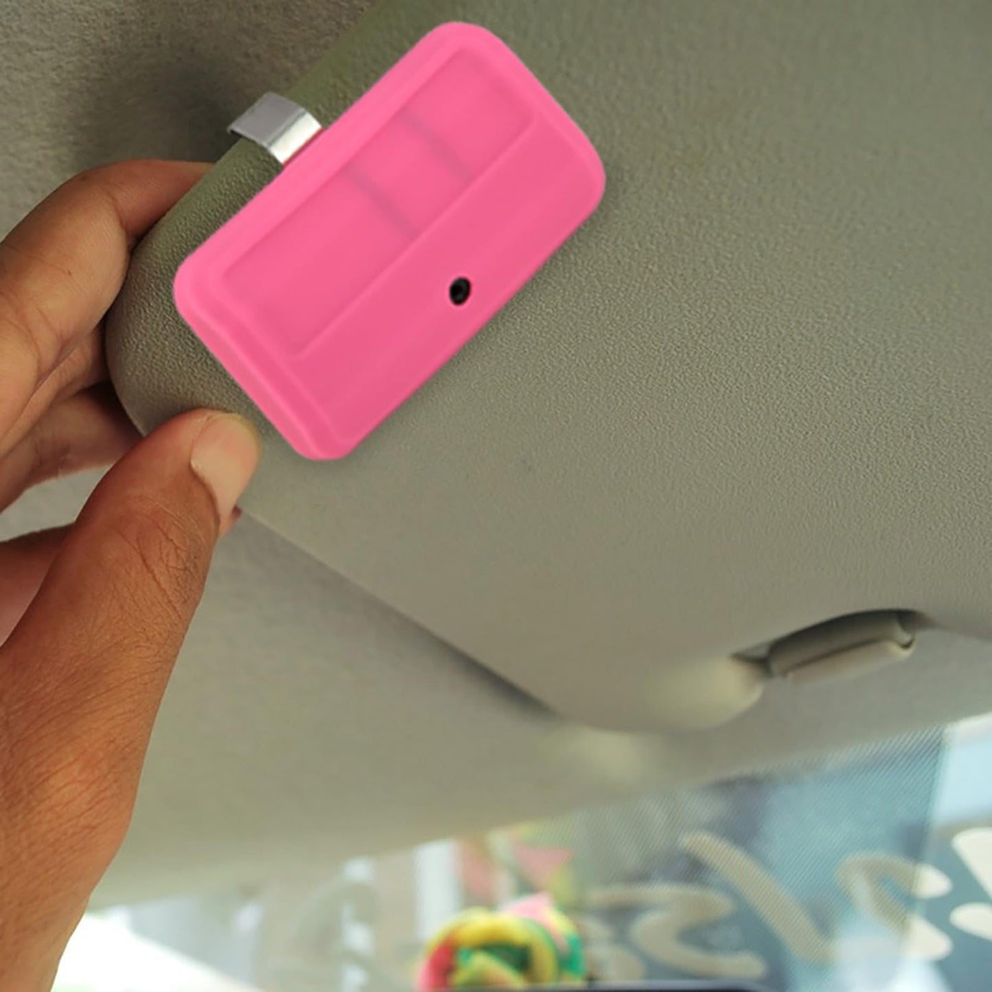 JCMOYUTY Garage Door Opener Remote Cover for Liftmaster Chamberlain Craftsman 893LM 891LM Replacement Control Silicone Case Glow Pink Sleeve