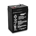 Casil 6V 4Ah SLA Battery - Rechargeable Sealed Lead Acid AGM - F1 Terminal - Replacement for Power Wheels, Deer Feeders, Emergency Lights, Exit…