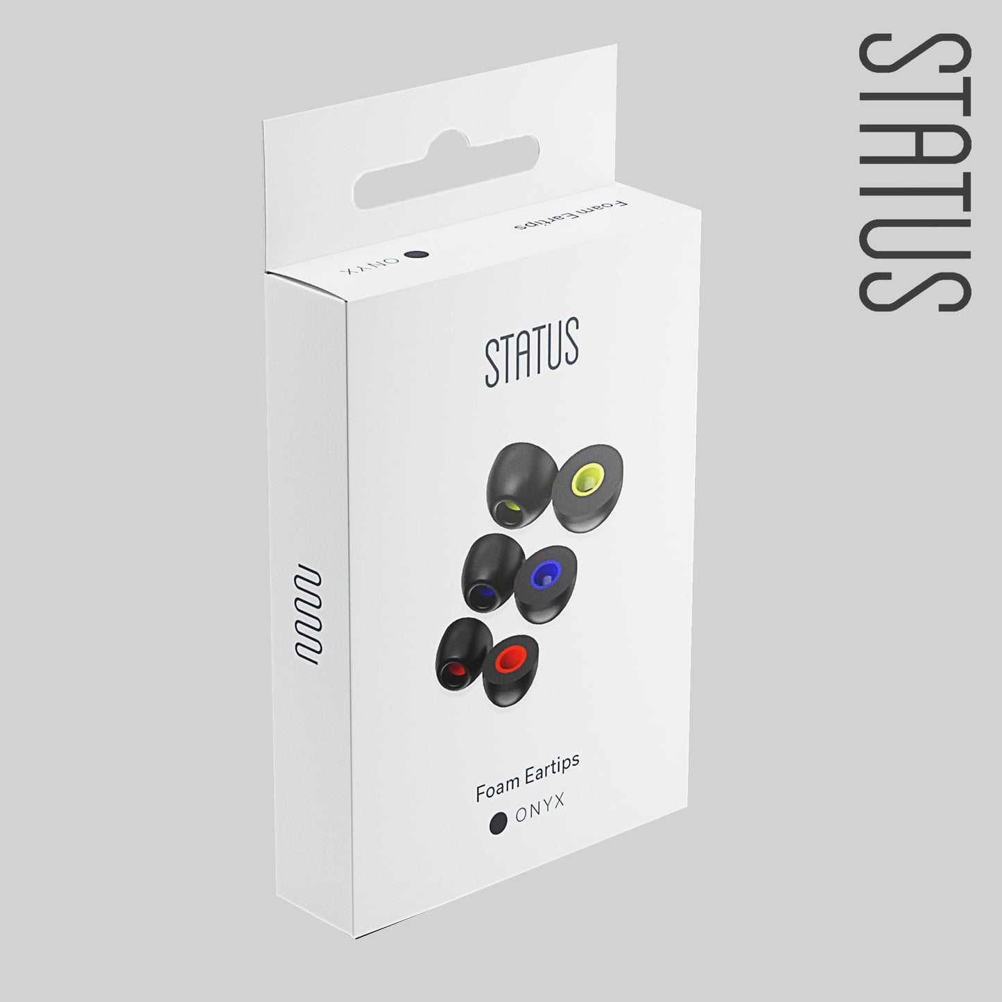 Status Audio Memory Foam Replacement Earbud Tips - for Between Pro and Between 3ANC Earbuds [Onyx (Black)]