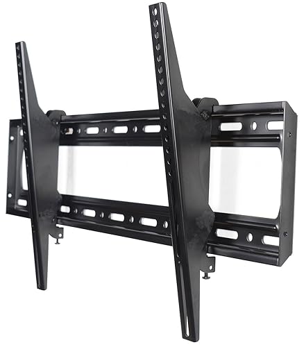 VideoSecu Tilting TV Wall Mount for Universal 50" 52" 54" 55" 60" 62" 65" 68" 70" 75", Some Models up to 80" Plasma LCD LED Flat Panels TVs MP804B C06