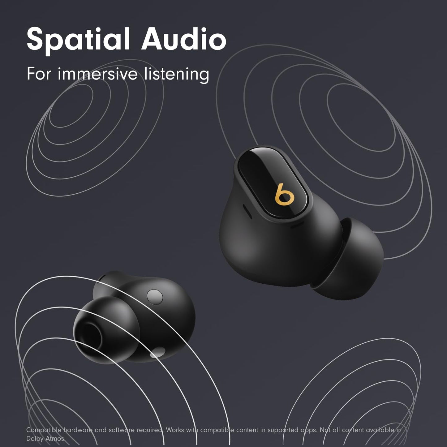 Beats Studio Buds + | True Wireless Noise Cancelling Earbuds, Enhanced Apple & Android Compatibility, Built-in Microphone, Sweat Resistant Bluetooth