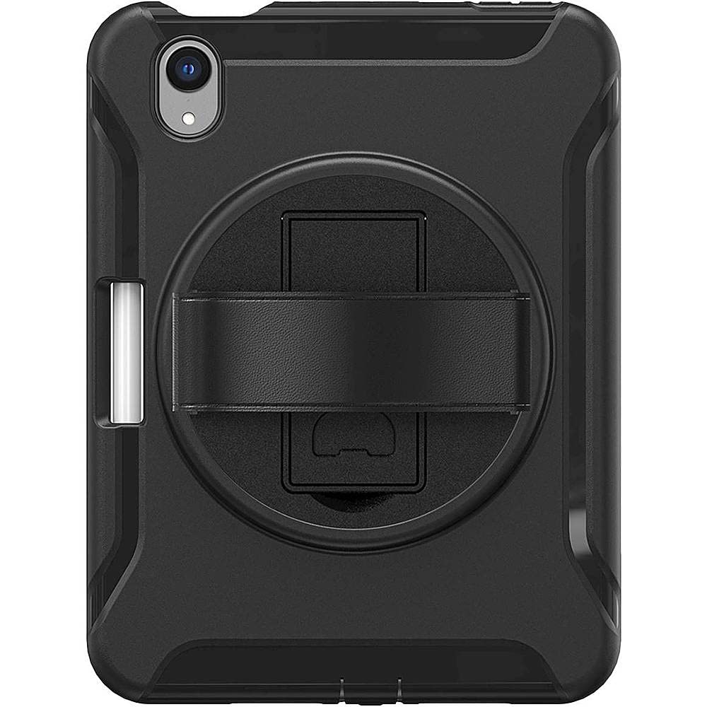 Sahara - Protection Hand Strap Series Case for iPad mini (A17 Pro) and iPad mini (6th Generation 2021), Black, (TB00054)
