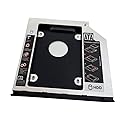DY-tech 2nd HDD SSD Hard Drive Enclosure Caddy for HP EliteBook 2530p 2540p with Faceplate Bezel and Mounting Bracket