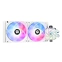 Thermalright Aqua Elite 240 White V3 Liquid CPU Cooler, 240 Cooling Row Size, 2 x 120mm PWM Fans, S-FDB Bearings,for AM4/AM5, Intel
