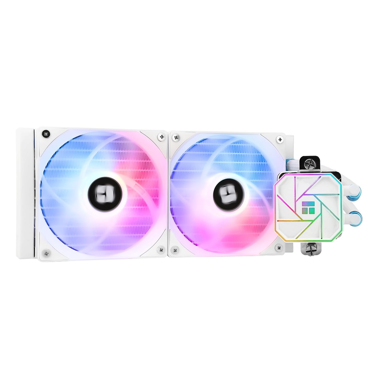 Thermalright Aqua Elite 240 White V3 Water Cooling CPU Cooler, Double PWM ARGB Fans with S-FDB Bearings,Efficient PWM Controlled Pump,for AMD/AM4/AM5