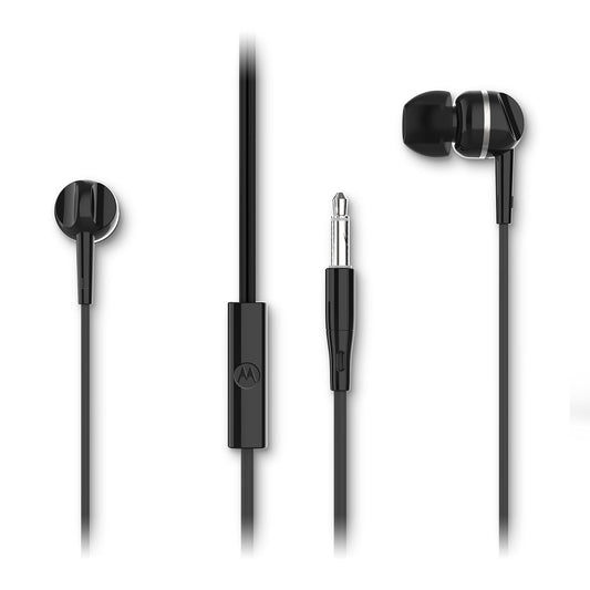 Motorola Wired Earbuds with Microphone - Earbuds 105 Corded in-Ear Headphones, Control Button for Calls/Music, Comfortable Lightweight Easy-Grip Ear…