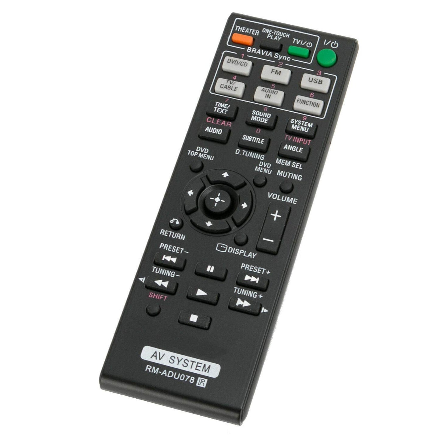 New RM-ADU078 Remote for Sony Home Theater AV System DAV-TZ710 HBD-DZ170 HBD-DZ171 HBD-DZ175