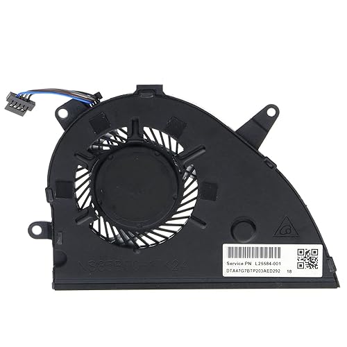 Replacement CPU Cooling Fan for HP Pavillion 15-CS 15-CS0053CL 15-CS0051WM 15-CS0079NR 15-CW 15-CW0505SA 15-CS0021NA L25584-001 L25588-001 L27902-001